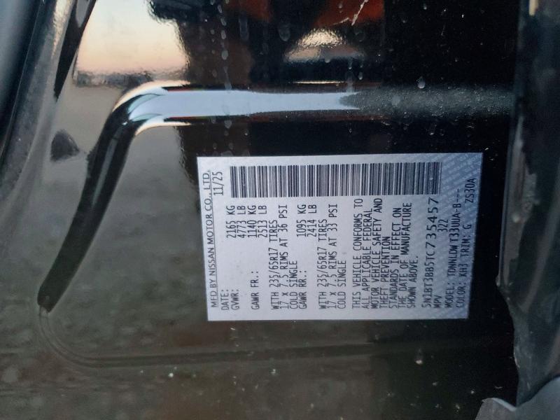 Aukcja sprzedaży 2026 Nissan Rogue, vin: 5N1BT3BB5TC735457, numer aukcji: 66787036