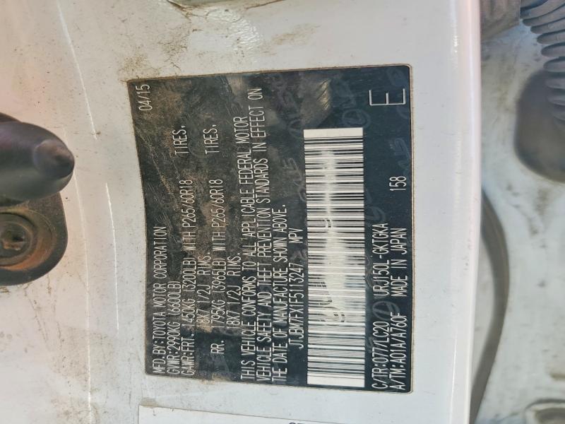 2015 Lexus Gx მანქანა იყიდება აუქციონზე, vin: JTJBM7FX1F5113247, აუქციონის ნომერი: 64562056