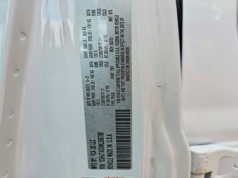 Aukcja sprzedaży 2021 Jeep Gladiator, vin: 1C6HJTAG5ML580788, numer aukcji: 65714566