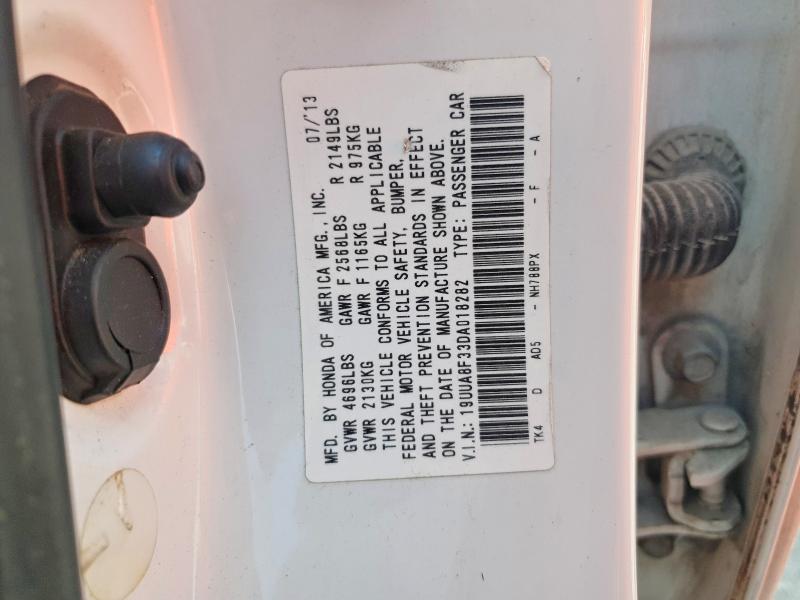 2013 Acura Tl მანქანა იყიდება აუქციონზე, vin: 19UUA8F33DA018282, აუქციონის ნომერი: 66479936