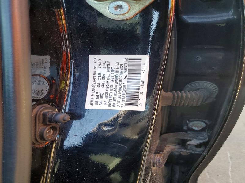 2016 Honda Accord მანქანა იყიდება აუქციონზე, vin: 1HGCR2F5XGA228613, აუქციონის ნომერი: 66240886