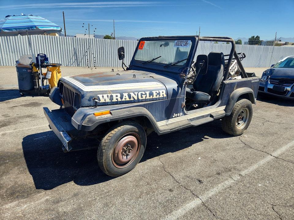 65202136 :رقم المزاد ، 2BCCV81KXHB524829 vin ، 1987 Jeep Wrangler مزاد بيع