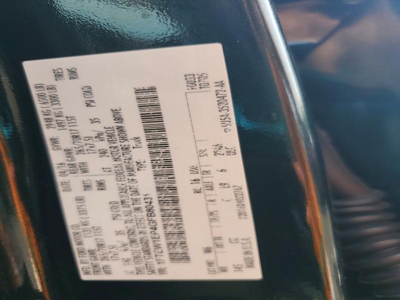 Aukcja sprzedaży 2016 Ford F150, vin: 1FTEW1EP4GFB80431, numer aukcji: 65006696