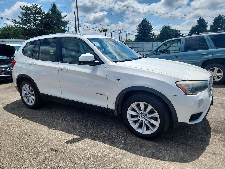 2015 Bmw X3 მანქანა იყიდება აუქციონზე, vin: 5UXWZ7C50F0F75855, აუქციონის ნომერი: 63686646