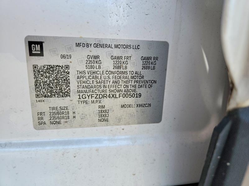 Auction sale of the 2020 Cadillac Xt4, vin: 1GYFZDR4XLF005019, lot number: 63487796