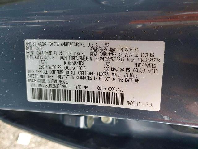 Aukcja sprzedaży 2025 Mazda Cx-50, vin: 7MMVABDMXSN386296, numer aukcji: 64026176