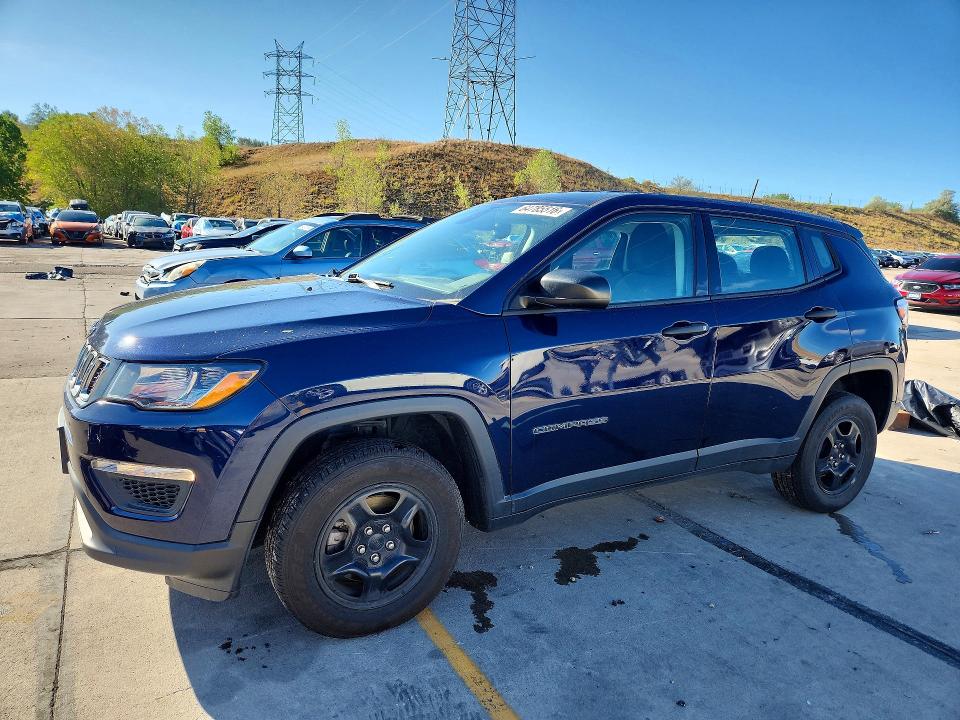 Auction sale of the 2020 Jeep Compass, vin: 3C4NJDAB1LT118365, lot number: 64785516