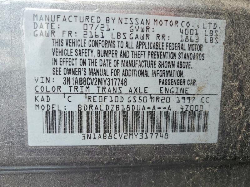 Продажа на аукционе авто 2021 Nissan Sentra, vin: 3N1AB8CV2MY317748, номер лота: 64053806