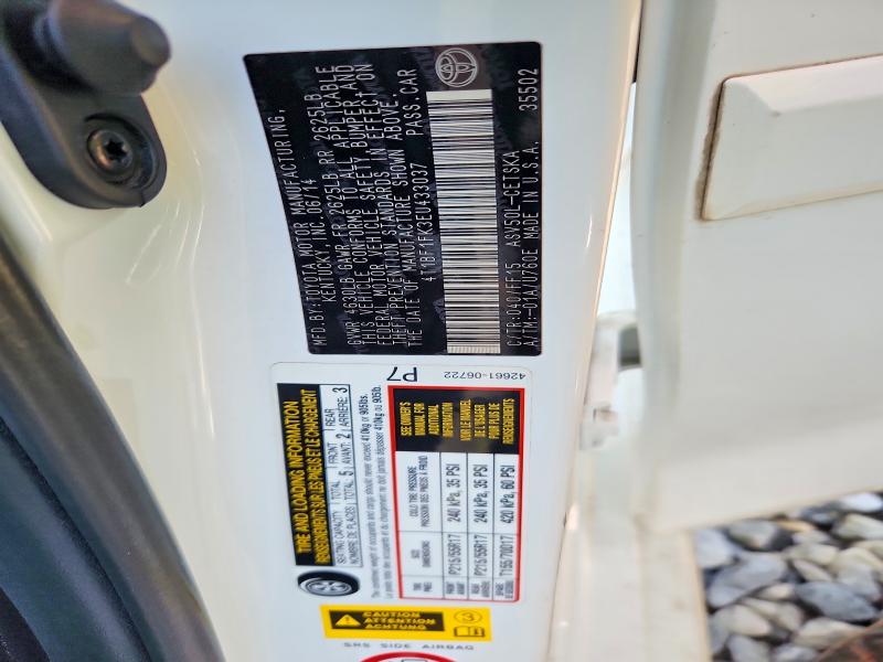 65658776 :رقم المزاد ، 4T1BF1FK3EU433037 vin ، 2014 Toyota Camry مزاد بيع