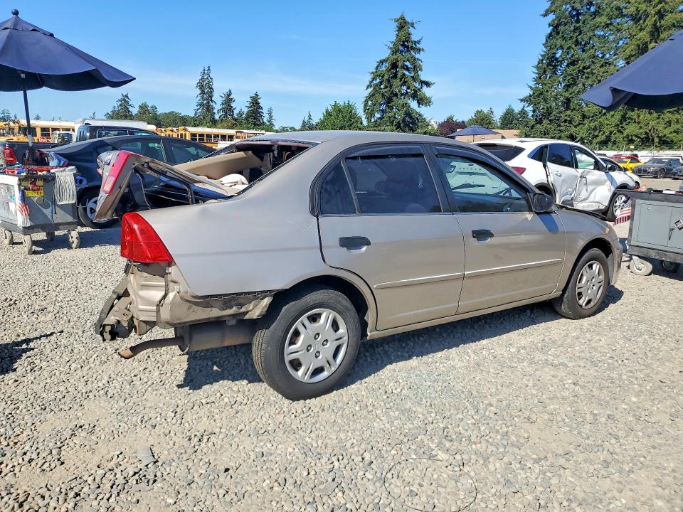 64316896 :رقم المزاد ، 2HGES16531H592825 vin ، 2001 Honda Civic مزاد بيع