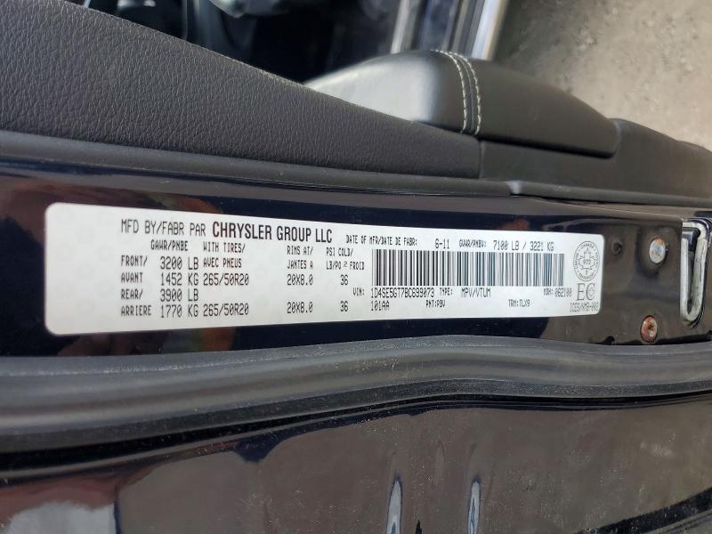 Aukcja sprzedaży 2011 Dodge Durango, vin: 1D4SE5GT7BC699073, numer aukcji: 64930786