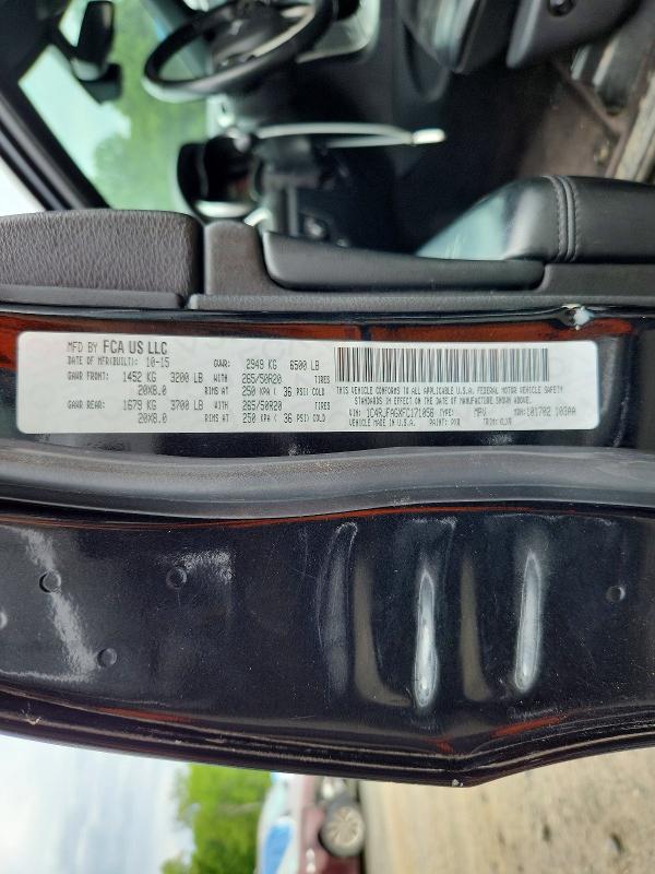 2015 Jeep Grand Cherokee მანქანა იყიდება აუქციონზე, vin: 1C4RJFAGXFC171056, აუქციონის ნომერი: 64339276