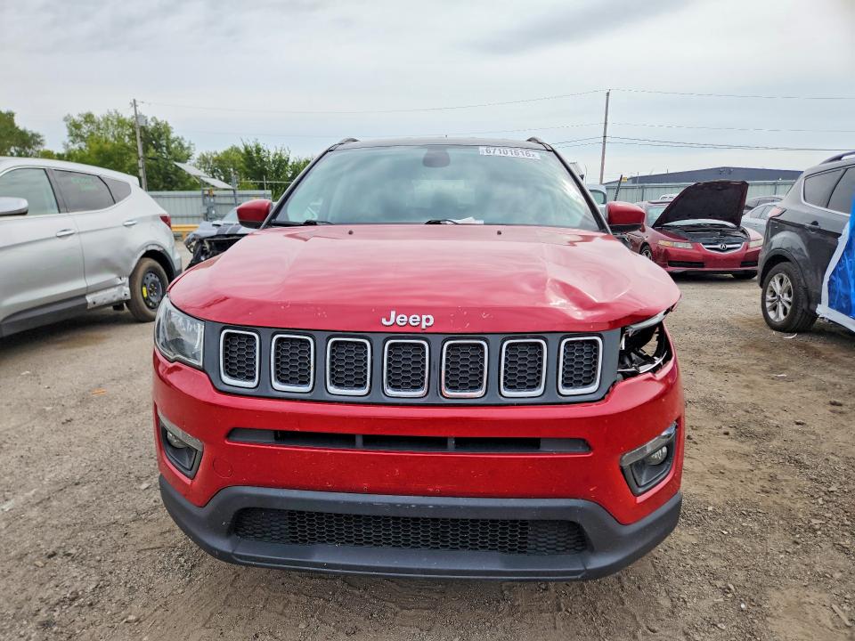 2018 Jeep Compass მანქანა იყიდება აუქციონზე, vin: 3C4NJDBB6JT456825, აუქციონის ნომერი: 67101616