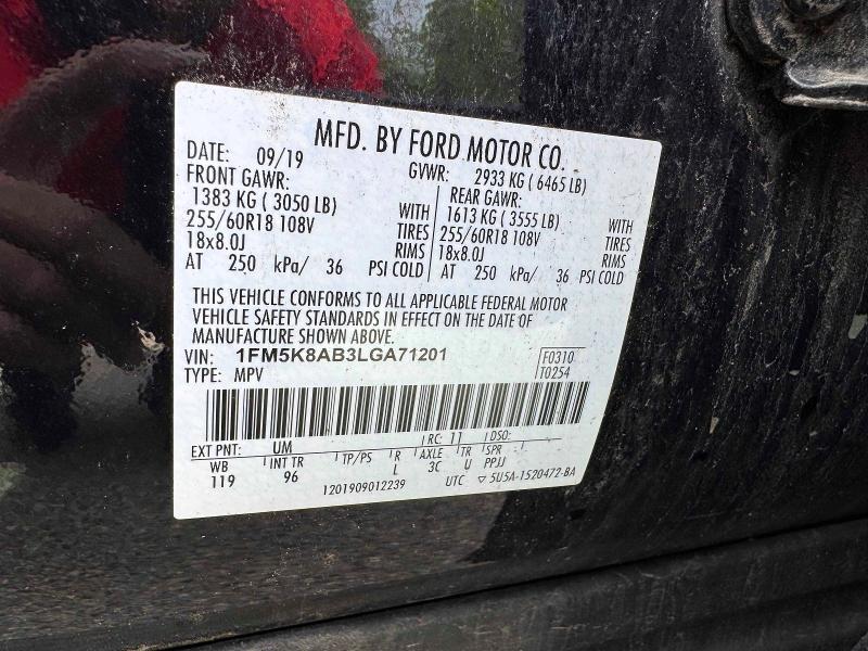 Продажа на аукционе авто 2020 Ford Explorer, vin: 1FM5K8AB3LGA71201, номер лота: 65143526