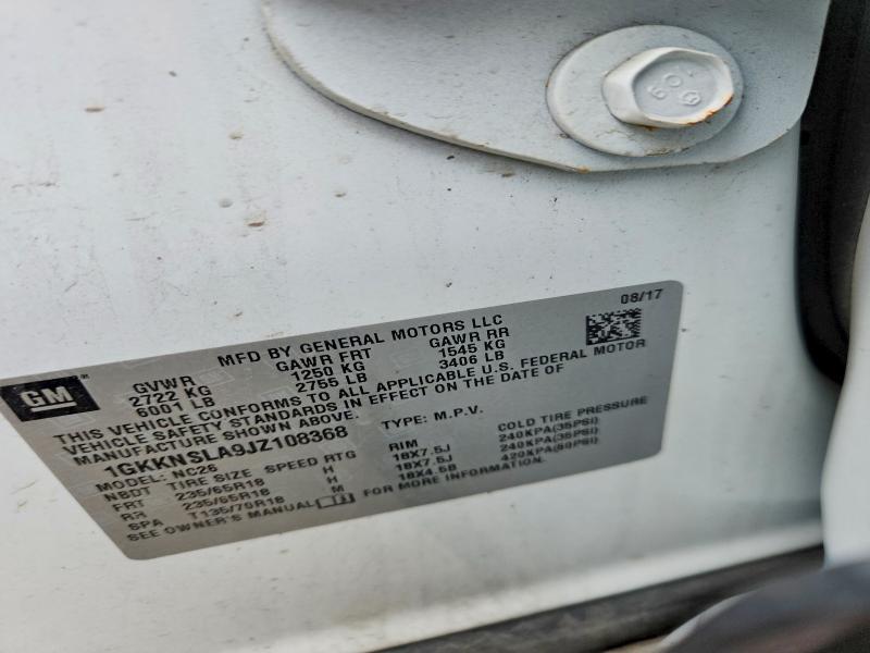 Продаж на аукціоні авто 2018 Gmc Acadia, vin: 1GKKNSLA9JZ108368, номер лоту: 65678756
