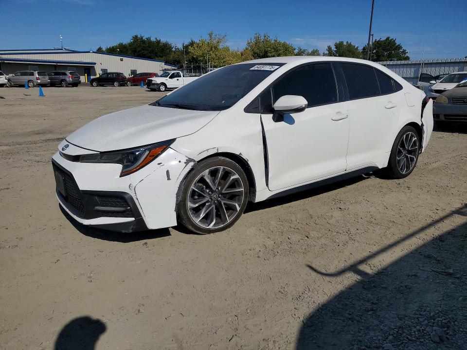 64091776 :رقم المزاد ، 5YFS4RCE5LP057586 vin ، 2020 Toyota Corolla مزاد بيع