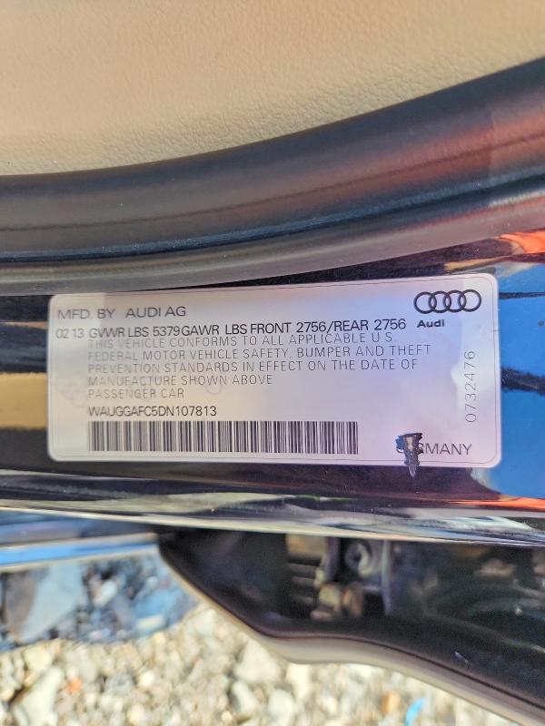 Aukcja sprzedaży 2013 Audi A6, vin: WAUGGAFC5DN107813, numer aukcji: 64447436