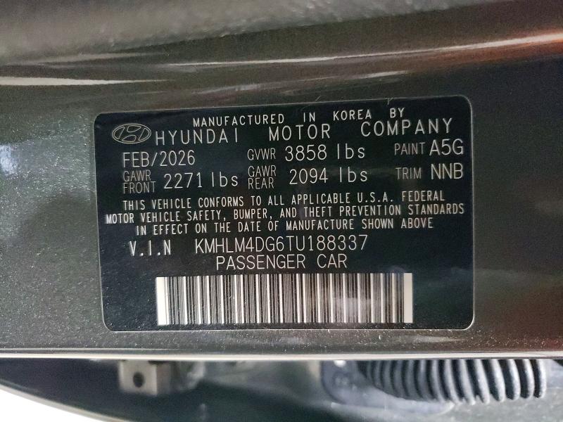 Продажа на аукционе авто 2026 Hyundai Elantra, vin: KMHLM4DG6TU188337, номер лота: 64718916