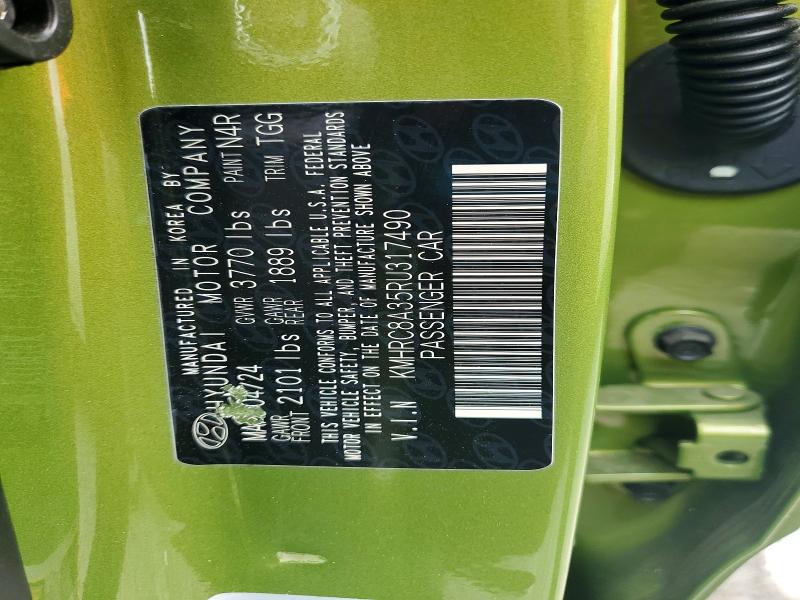 64982336 :رقم المزاد ، KMHRC8A35RU317490 vin ، 2024 Hyundai Venue مزاد بيع