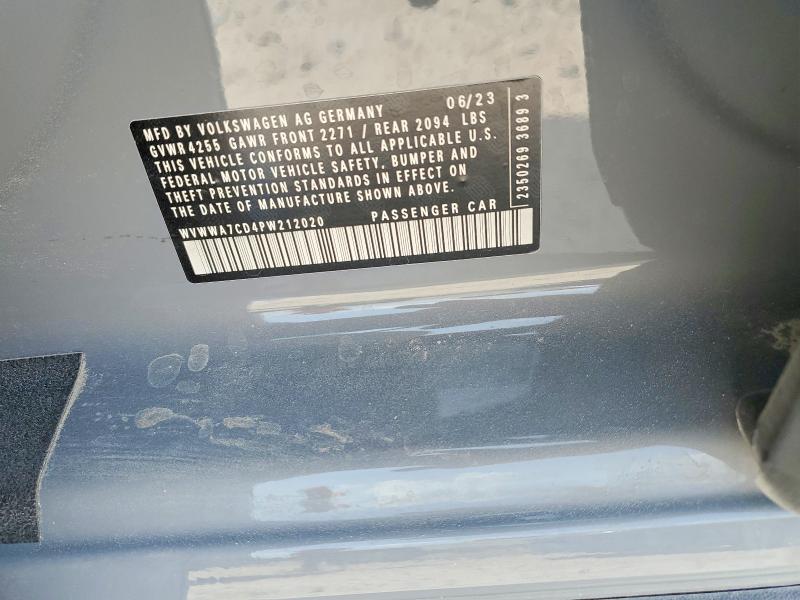 Aukcja sprzedaży 2023 Volkswagen Gti, vin: WVWWA7CD4PW212020, numer aukcji: 64096026