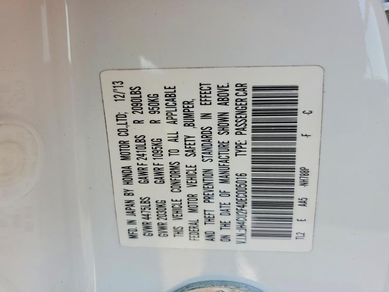 Aukcja sprzedaży 2014 Acura Tsx, vin: JH4CU2F40EC005016, numer aukcji: 64634696