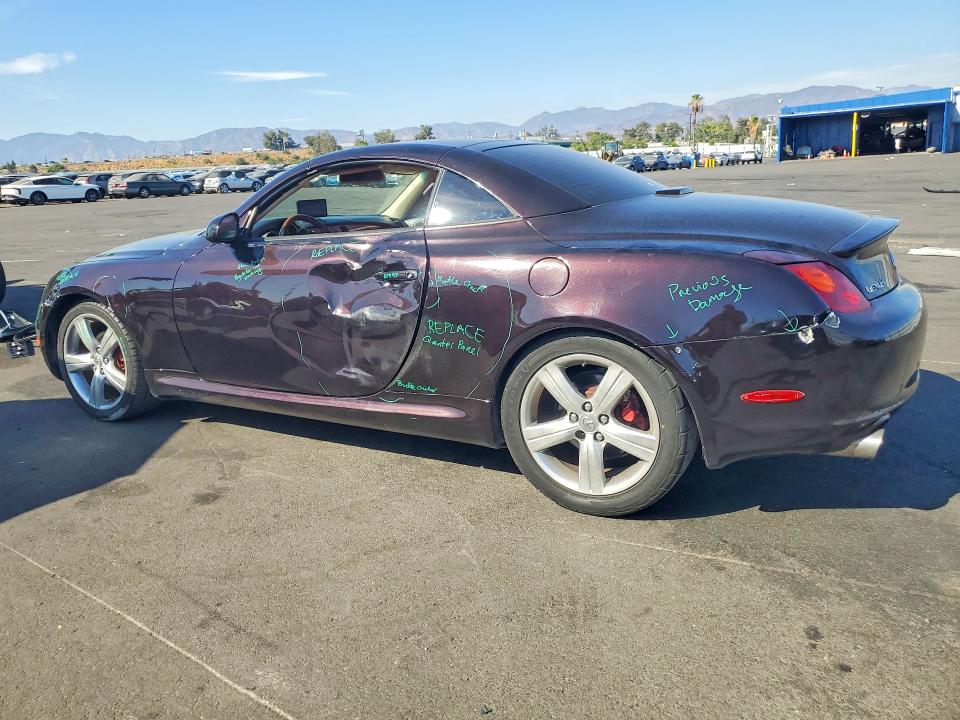 2005 Lexus Sc მანქანა იყიდება აუქციონზე, vin: JTHFN48Y350062480, აუქციონის ნომერი: 66410536