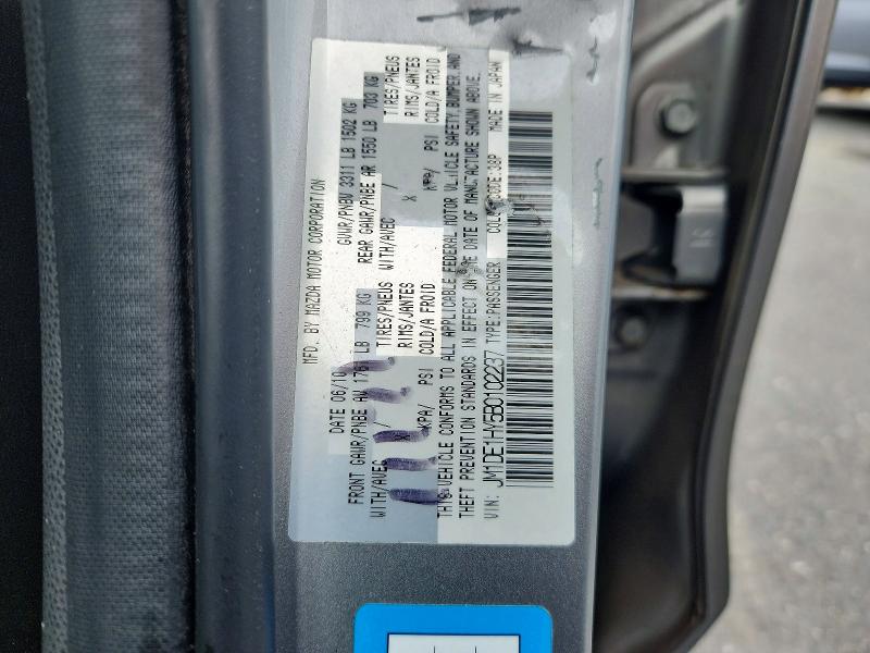 2011 Mazda Mazda 2 მანქანა იყიდება აუქციონზე, vin: JM1DE1HY5B0102237, აუქციონის ნომერი: 67088056