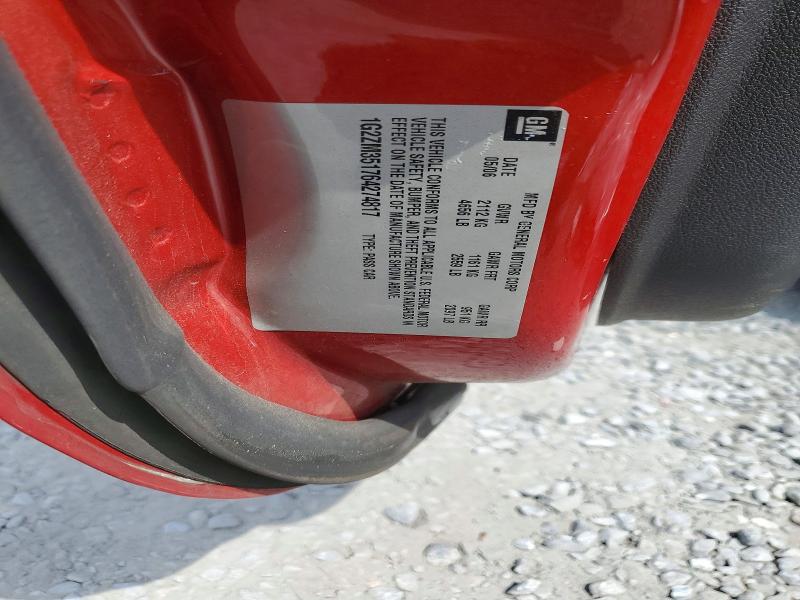2006 Pontiac G6 მანქანა იყიდება აუქციონზე, vin: 1G2ZM351764274817, აუქციონის ნომერი: 66611986