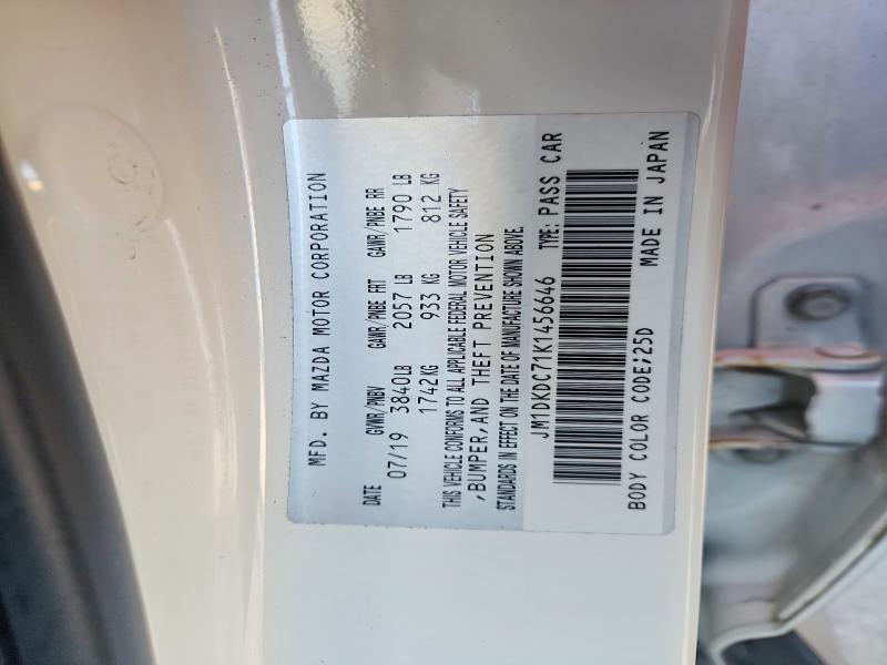 Aukcja sprzedaży 2019 Mazda Cx-3, vin: JM1DKDC71K1456646, numer aukcji: 64408426