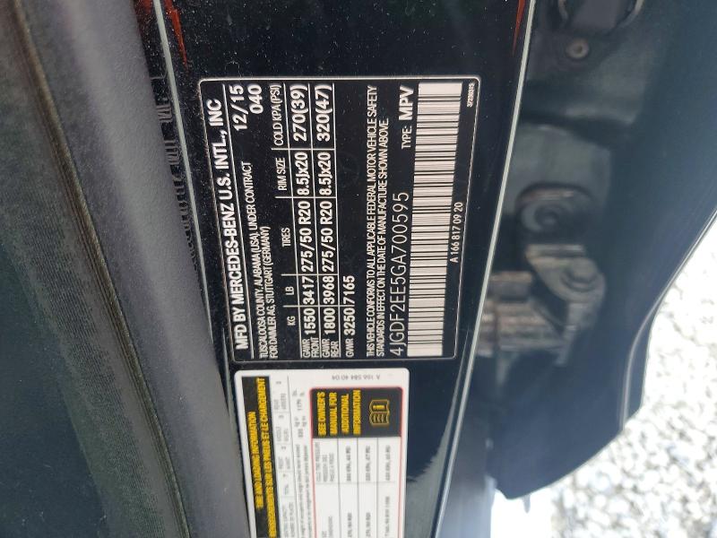 Продаж на аукціоні авто 2016 Mercedes-benz Gl, vin: 4JGDF2EE5GA700595, номер лоту: 65594286