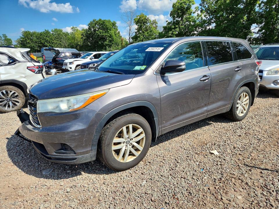 2016 Toyota Highlander მანქანა იყიდება აუქციონზე, vin: 5TDBKRFH6GS336764, აუქციონის ნომერი: 63902516