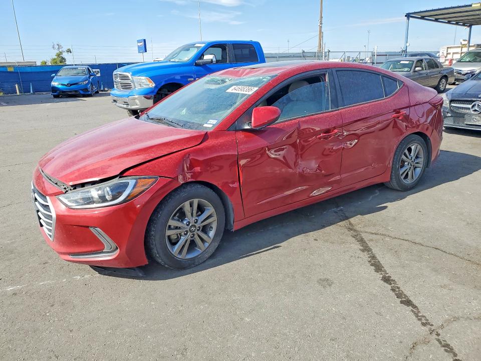 64698386 :رقم المزاد ، KMHD84LFXHU358711 vin ، 2017 Hyundai Elantra مزاد بيع