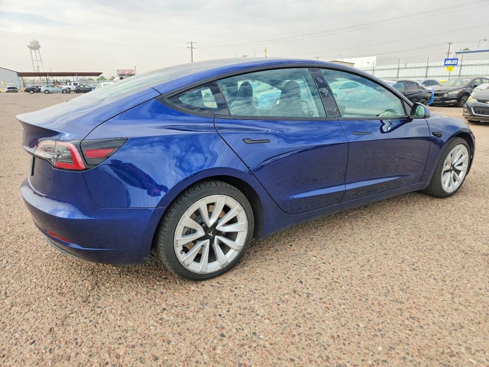 Продаж на аукціоні авто 2022 Tesla Model 3, vin: 5YJ3E1EA2NF304347, номер лоту: 63444426