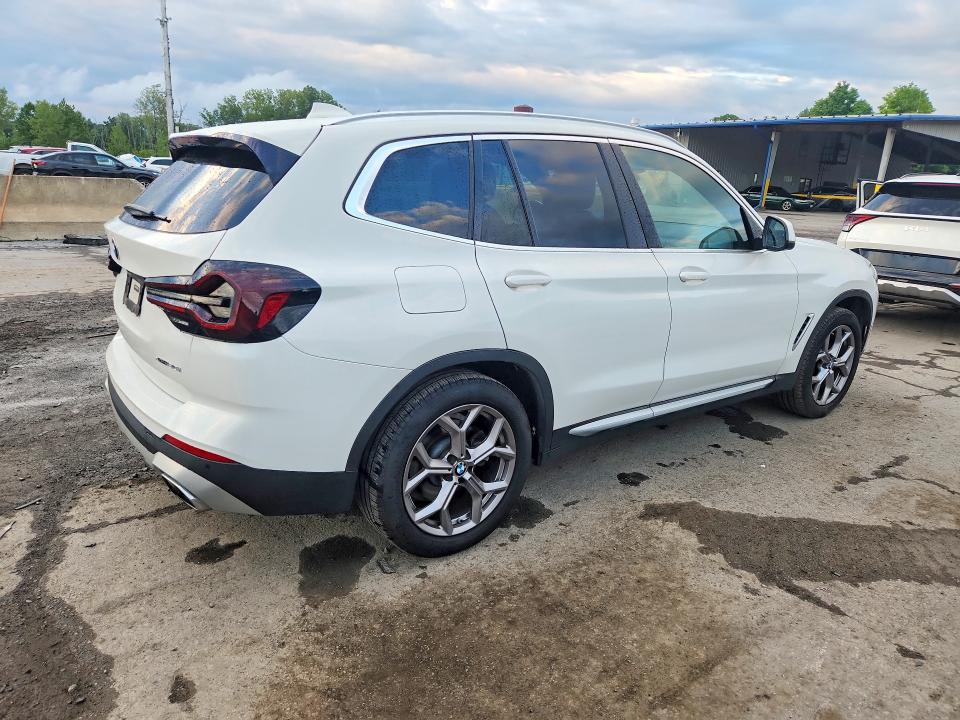 2022 Bmw X3 მანქანა იყიდება აუქციონზე, vin: 5UX53DP06N9M13648, აუქციონის ნომერი: 65505326