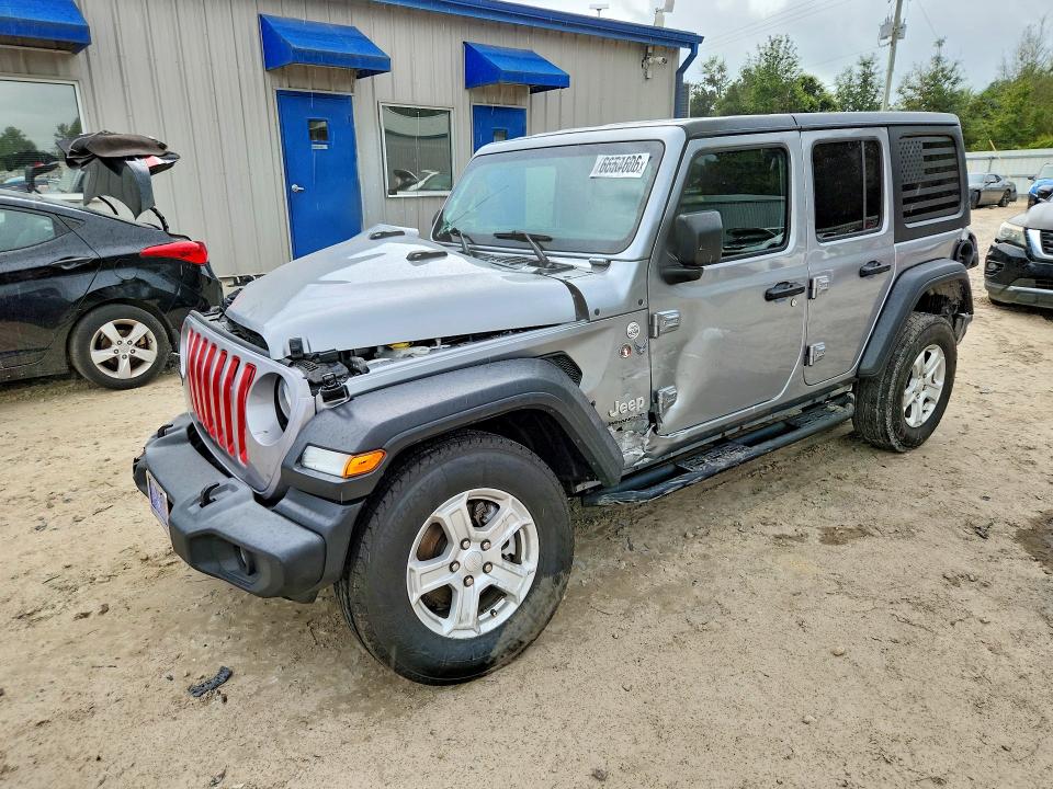 66564606 :رقم المزاد ، 1C4HJXDG2KW641280 vin ، 2019 Jeep Wrangler Unlimited مزاد بيع