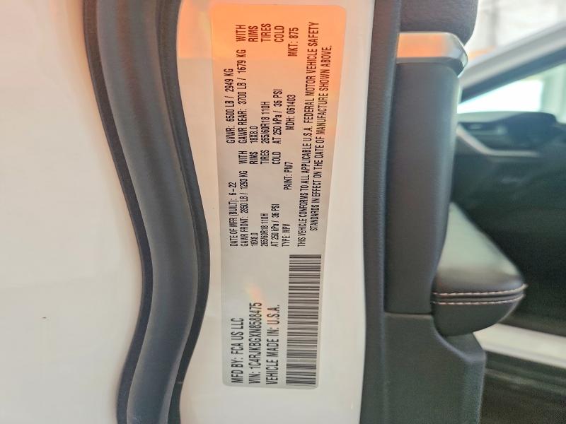 Продаж на аукціоні авто 2022 Jeep Grand Cherokee, vin: 1C4RJKBGXN8588475, номер лоту: 62949536
