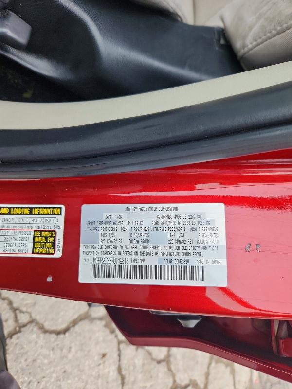 62891996 :رقم المزاد ، JM3ER293370149816 vin ، 2007 Mazda Cx-7 مزاد بيع