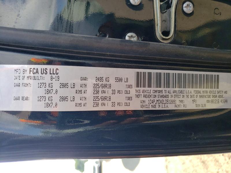 Продажа на аукционе авто 2020 Jeep Cherokee, vin: 1C4PJMDX2LD512091, номер лота: 65140156