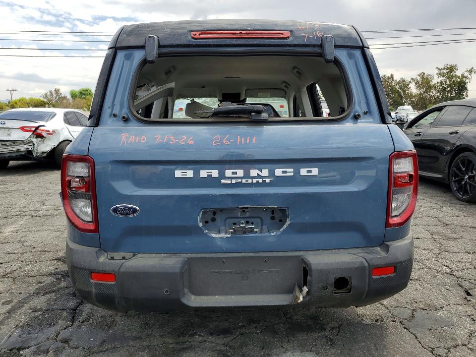 Продаж на аукціоні авто 2025 Ford Bronco Sport, vin: 3FMCR9CN3SRE65711, номер лоту: 64654696