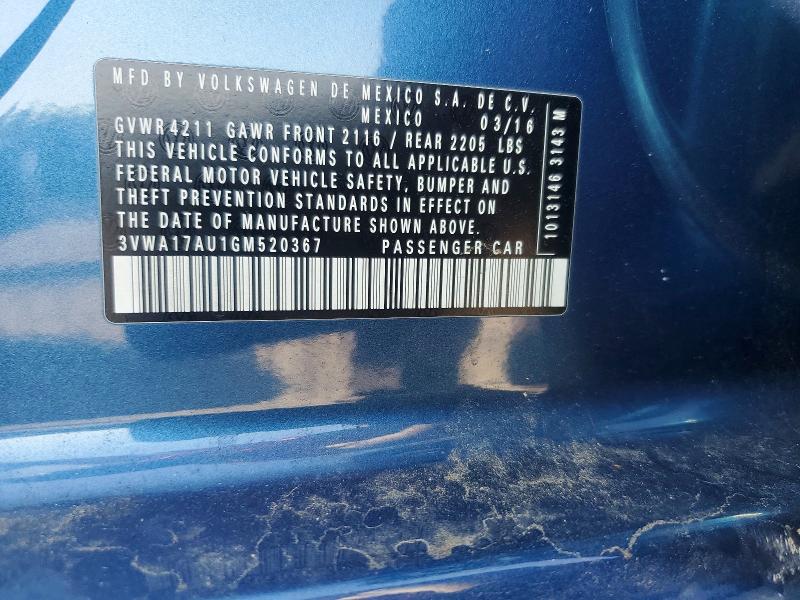 Продаж на аукціоні авто 2016 Volkswagen Golf Sportwagen, vin: 3VWA17AU1GM520367, номер лоту: 66237096