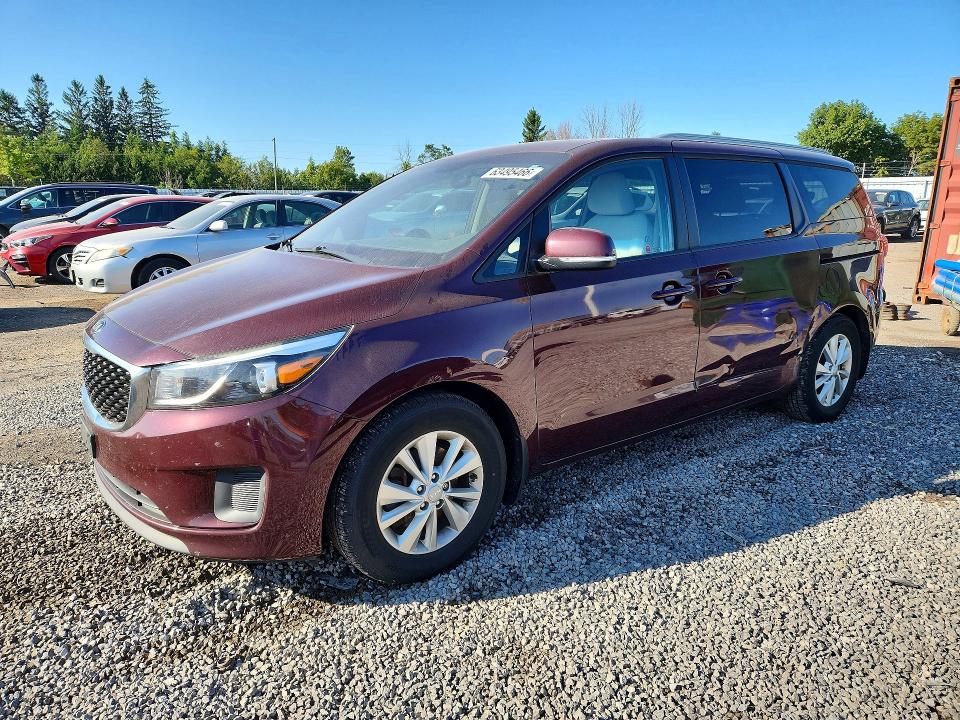 63495466 :رقم المزاد ، KNDMB5C17H6341353 vin ، 2017 Kia Sedona مزاد بيع