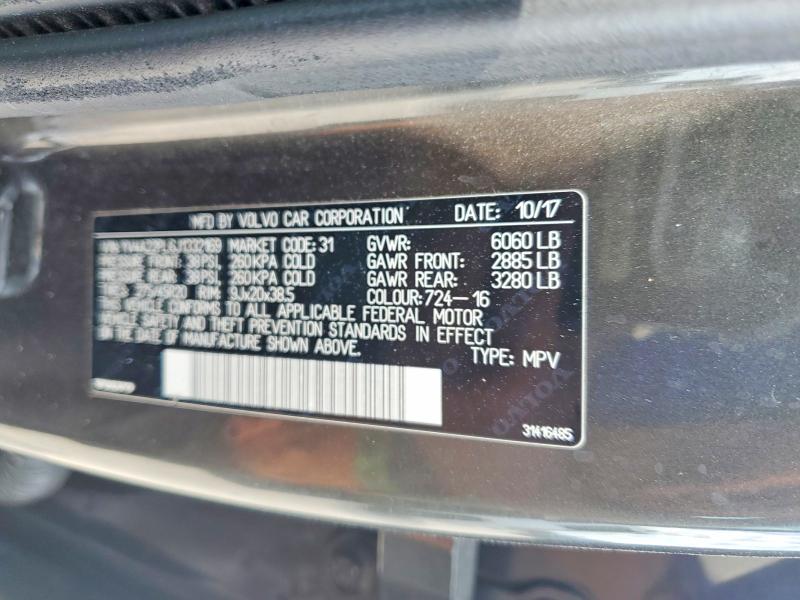 Продажа на аукционе авто 2018 Volvo Xc90, vin: YV4A22PL6J1332169, номер лота: 65265156
