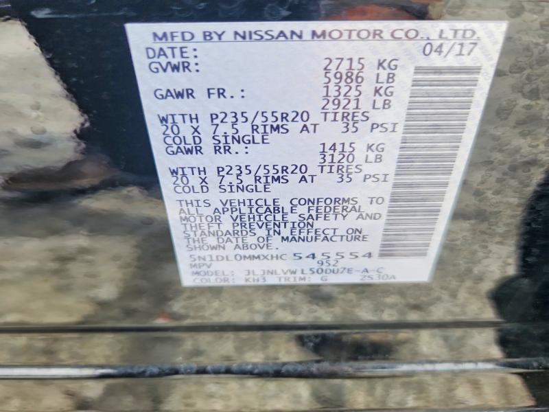 Продажа на аукционе авто 2017 Infiniti Qx60, vin: 5N1DL0MMXHC545554, номер лота: 64493766