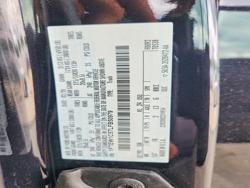 Продажа на аукционе авто 2020 Ford F150, vin: 1FTEW1C57LFB50979, номер лота: 65832116