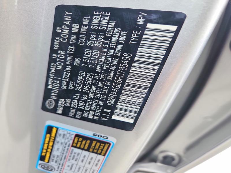 Aukcja sprzedaży 2024 Hyundai Palisade, vin: KM8R44GE6RU785498, numer aukcji: 64730066