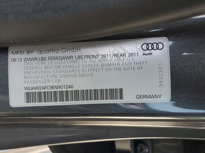 65126236 :رقم المزاد ، WUAW2AFC9EN901246 vin ، 2014 Audi Rs7 مزاد بيع