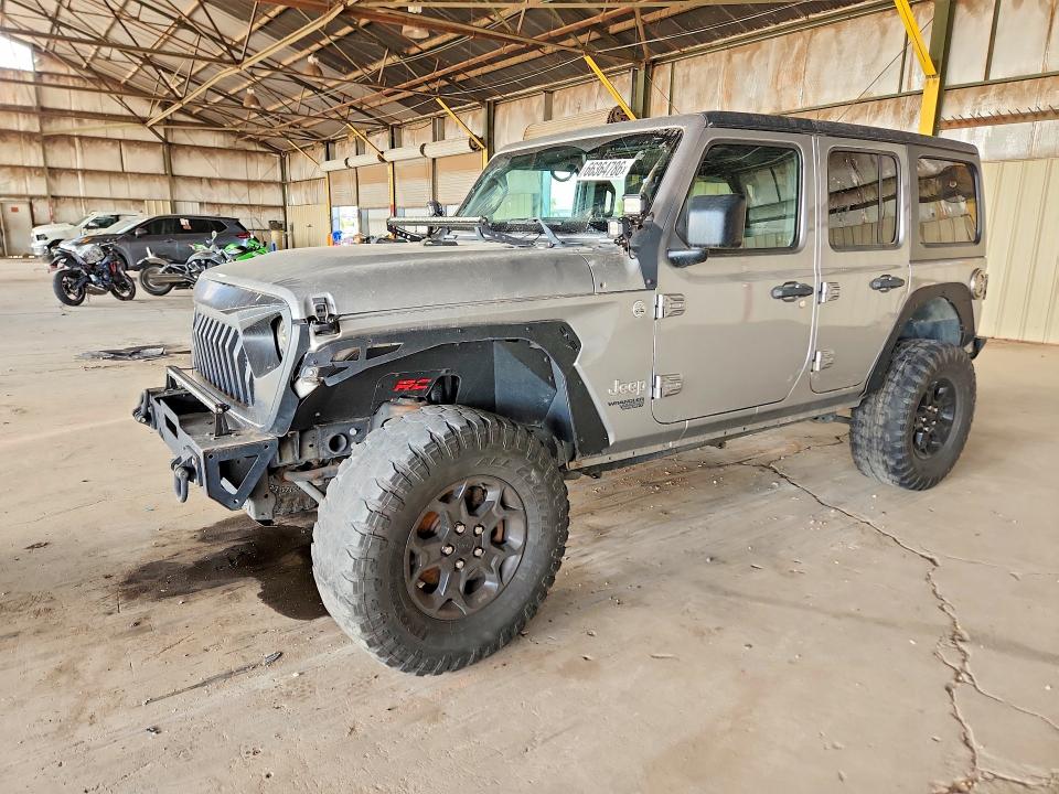 66364786 :رقم المزاد ، 1C4HJXDG7JW108629 vin ، 2018 Jeep Wrangler Unlimited مزاد بيع