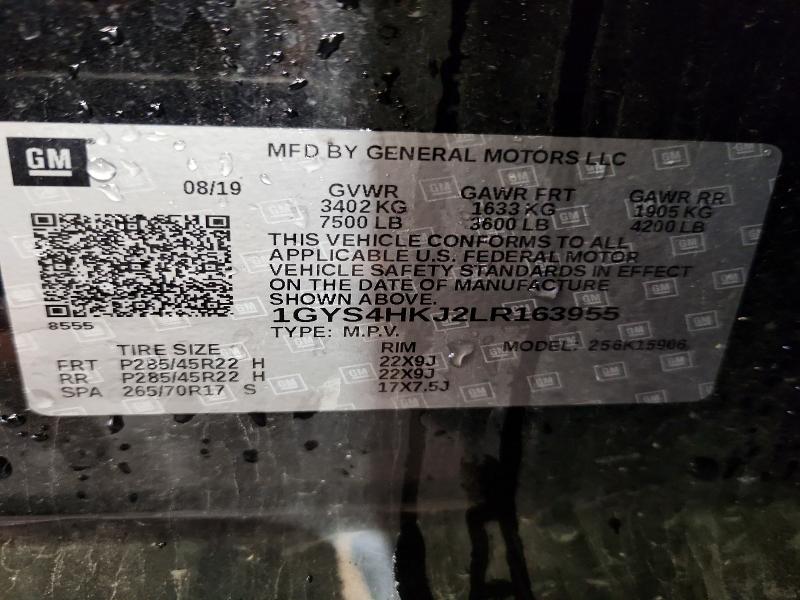 Продажа на аукционе авто 2020 Cadillac Escalade, vin: 1GYS4HKJ2LR163955, номер лота: 65905636