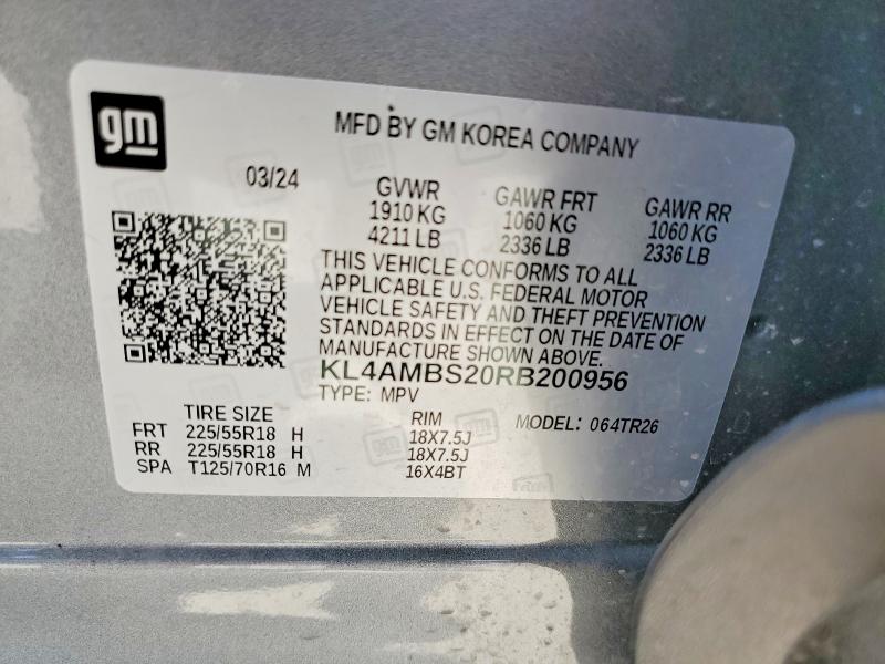 Продажа на аукционе авто 2024 Buick Encore Gx, vin: KL4AMBS20RB200956, номер лота: 63753216