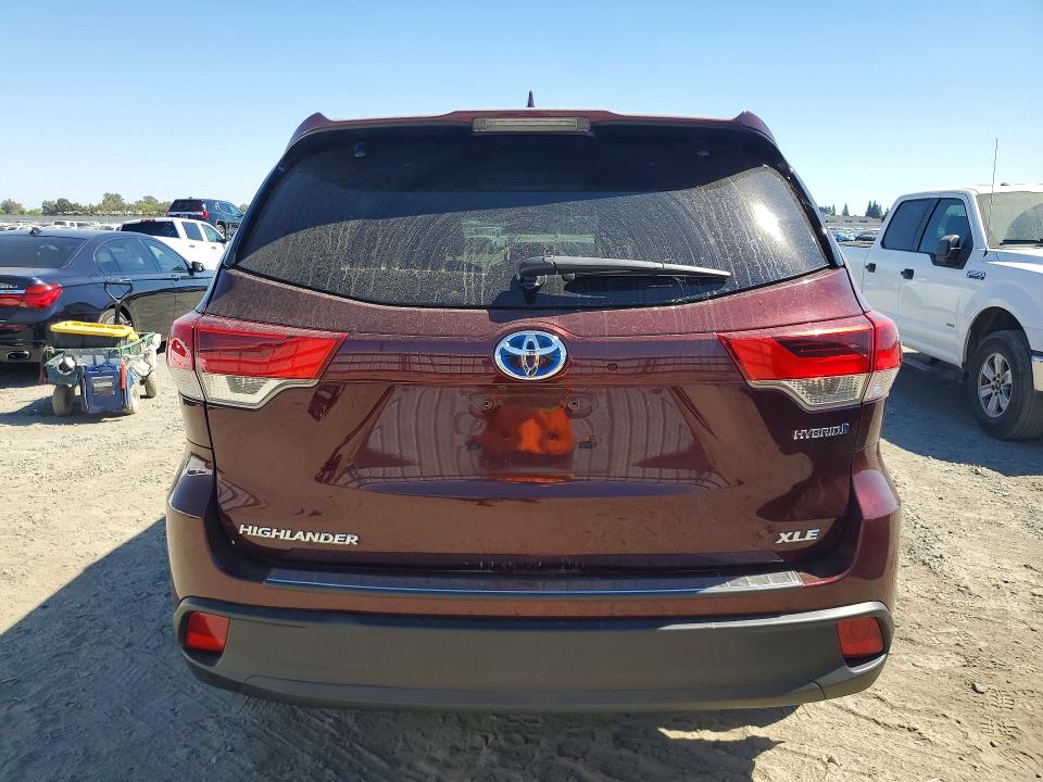 63851606 :رقم المزاد ، 5TDJGRFH9KS074812 vin ، 2019 Toyota Highlander Hybrid مزاد بيع